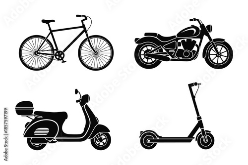 Various modes of transportation
