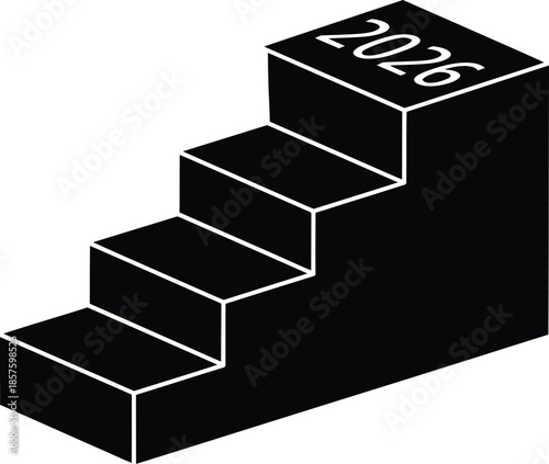 Stairway to success leading up to 2026 goals and achievements
