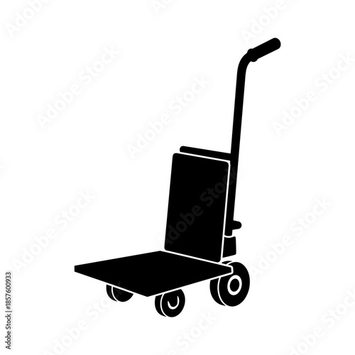 Hand Truck with Wheels and Handle.