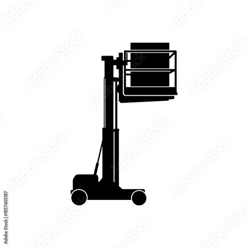 Scissor Lift Machine Equipment Industrial Vehicle.