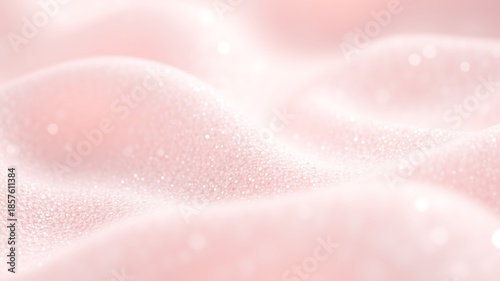 Soft pink waves with sparkling glitter texture sparkle