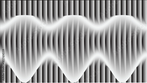 Healthy Eating and Organic Food Concept with Fresh Vegetables and Fruits in a Minimalist Flat Vector Illustration