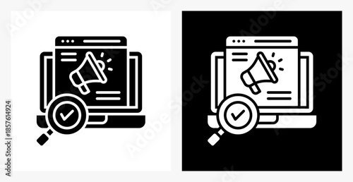 Serp BPM icon sheet in black and white, filled style.