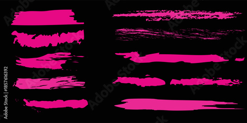 black pink brush pattern car sticker banner sporty abstract line pink black color combination grunge brush pattern modern motorsport racing design