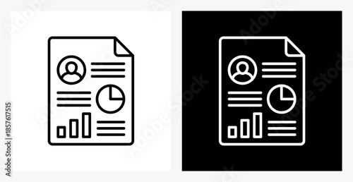 Infographic BPM icon sheet in black and white, line style.