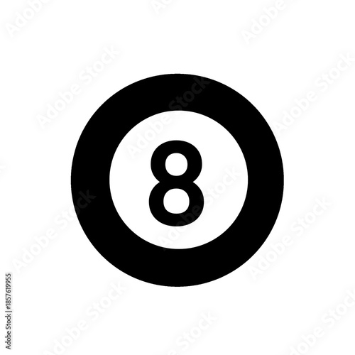 pool ball number eight