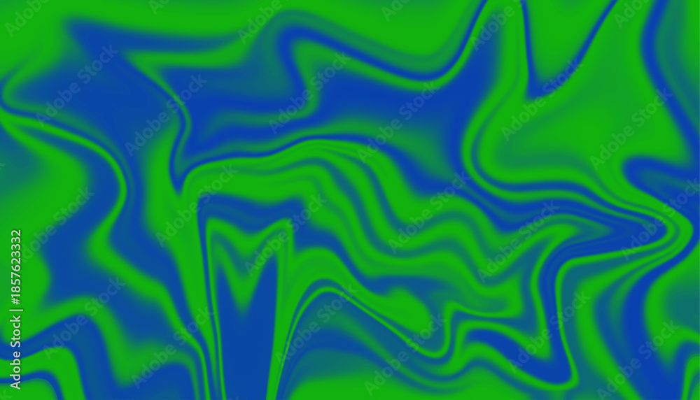 Fototapeta premium Vibrant Swirl Pattern Backdrop, Modern Psychedelic Green Swirl,