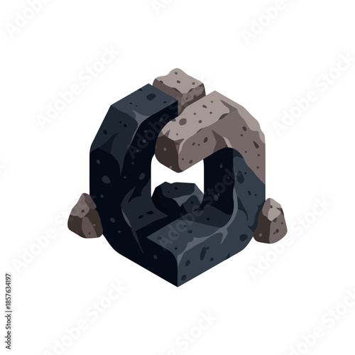 Industrial Mechanical Metal Clamp Device Closeup.