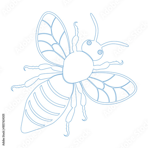 honey bee icon, honey bee silhouette vector, isolated on a white background