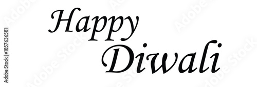 Happy diwali curd on a white