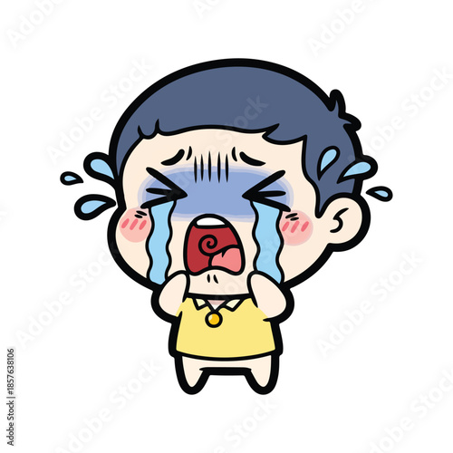 Emotional Cartoon Crying Out Loud
