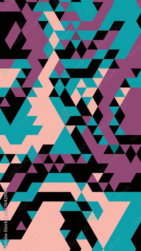 Fototapeta premium triangular motif. triangle pattern. tribal motif. triangle background. HD
