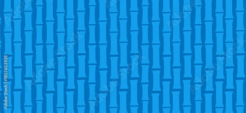 bamboo tree stick seamless pattern doodle blue wallpaper cartoon
