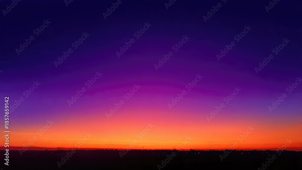 Fototapeta premium Vibrant Sunset Sky