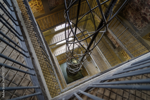 Elevator inside Old Town Hall, Prague