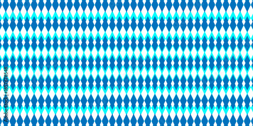 Blue and Turquoise Diamond Pattern Seamless Geometric Background