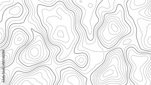 Abstract seamless pattern background with flowing linear design and repeating abstract lines texture