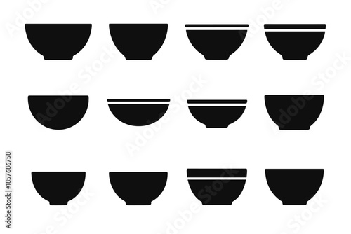 Panel vector bowl deep ridge set icon subtle slab patch micro