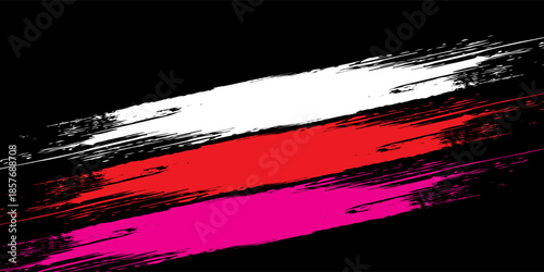 Car sticker wrap banner abstract sporty lines pink blue greenish grunge color combination brush storm thunder modern pattern racing motorsport. modern.