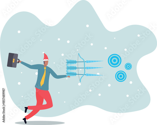 Multitasking or multiple purpose strategy, aiming for many targets or goal, skillful professional to achieve success in work and career .about a man and his life.