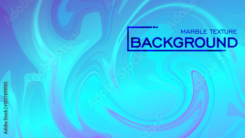 Vibrant abstract background featuring a fluid blue and cyan marble texture with elegant swirling patterns and modern gradient aesthetic
