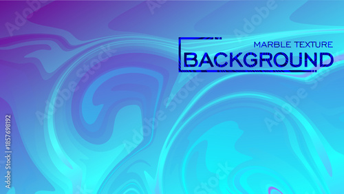 Vibrant abstract background featuring a fluid blue and cyan marble texture with elegant swirling patterns and modern gradient aesthetic