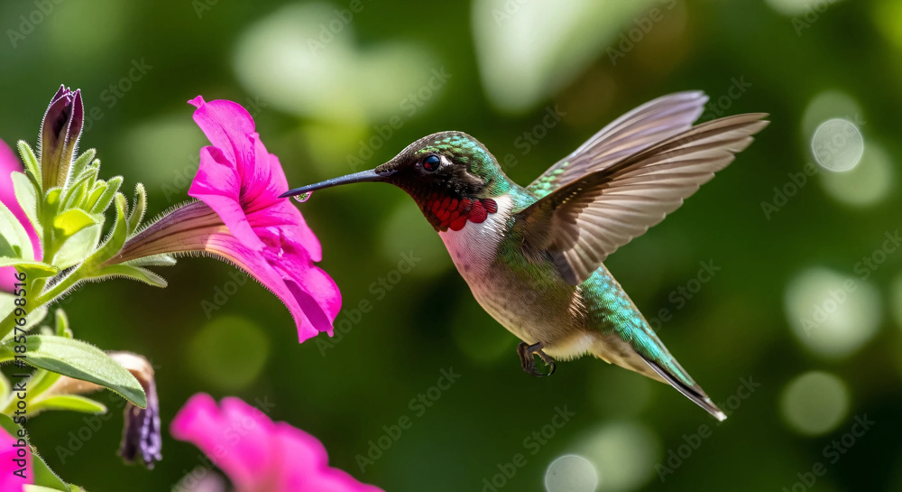 Fototapeta premium hummingbird in flight