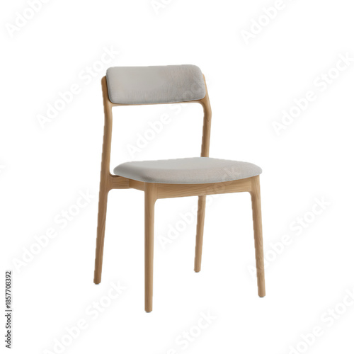 Wallpaper Mural wooden chair isolated on white Torontodigital.ca