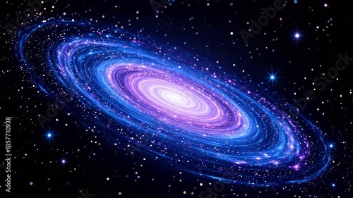 SpiralGalaxywithBlue-PurpleArms