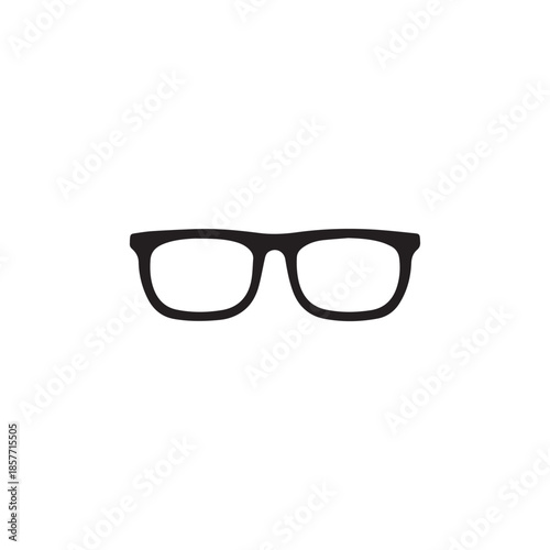 eyeglasses flat icon for app and website
