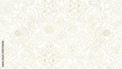 seamless damask pattern
