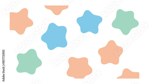 Starry Pastel Pattern: a whimsical arrangement of pastel-colored stars dancing against a clean backdrop, perfect for adding a touch of playful charm.