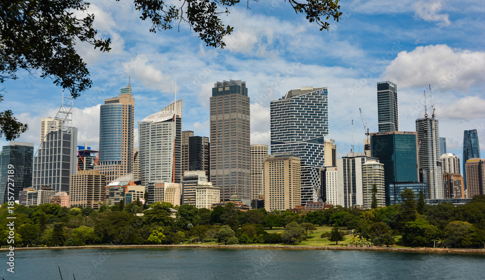 Naklejka premium sydney city view