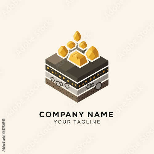 Stacked Coins with Gold Bars on Top.