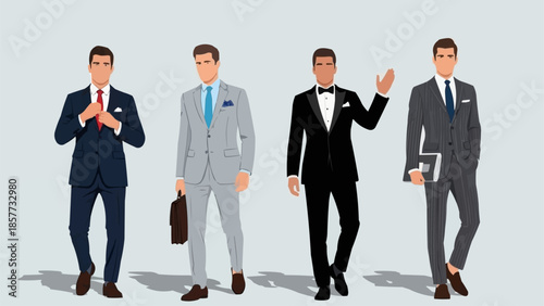 Diverse Mens Fashion - Suits and Formal Wear Collection.