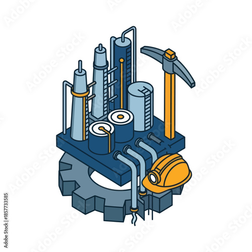 Industrial Equipment and Tools on Gear.
