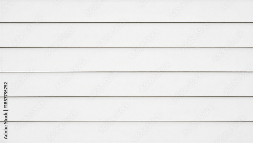 Αυτοκόλλητο Close up of horizontal white wooden planks or siding