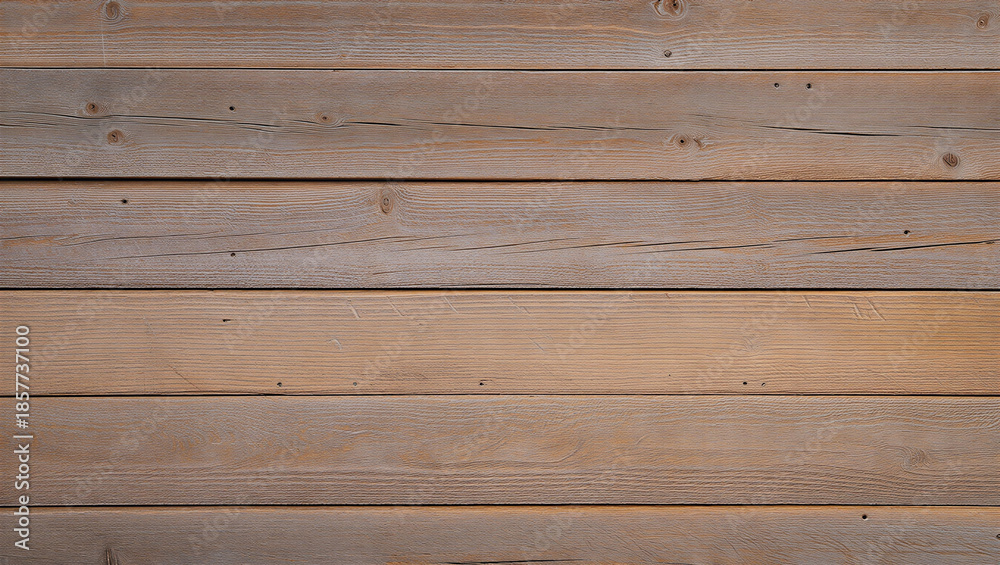 Fototapeta premium Weathered wooden planks with visible grain and knots