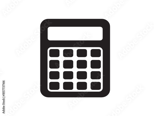 Dynamic Digital Calculator Icon with Elegant Minimal Appearance