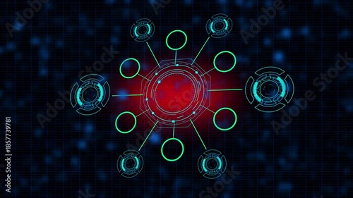 Business target achievement concept with bullseye icon representing goal setting strategy, marketing precision and successful objective planning for modern enterprises.
