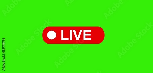 live streaming icon animation