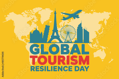 World tourism day background Vector