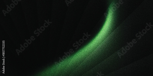 Green shape on grainy textured abstract glowing dynamic noise texture