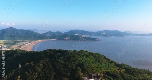 Xiangshan Island Ningbo Zhejiang - Beautiful Coastal Scenery with Sea and Mountains
