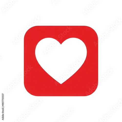 Red heart icon isolated on transparent background Free Download Red heart icon isolated on transparent background - GFXLoad