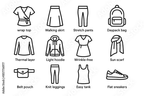 Belt pouch vector daypack icon icons wardrobe light walking bag hoodie leggings