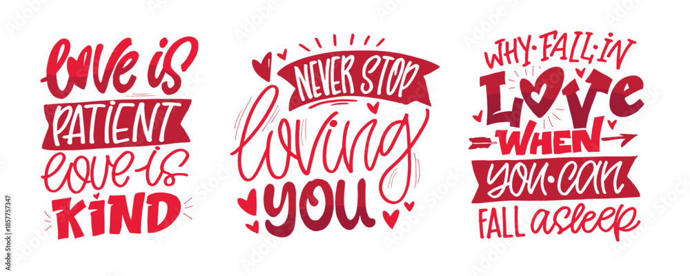 Fototapeta premium Valentine's Day core. Hand drawn doodle lettering quote about Love. Lettering for t-shirt design, mug print, bag print, clothes fashion. 100% hand drawn vector image. 