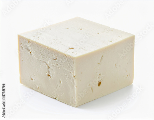 두부-콩-단백질-두부 한모-사각 두부-큐브 두부-흰색배경