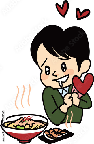 ラーメンと餃子でよだれダラダラ