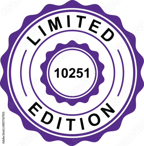 Limited Edition Seal for Unique Products